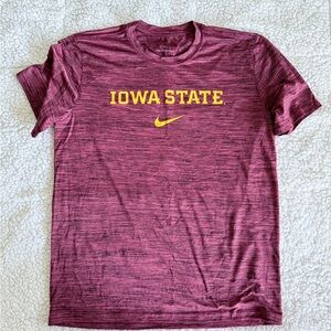 Nike Iowa State Maroon and Yellow Tee